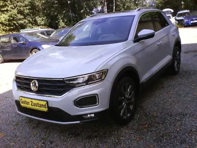 Gebraucht VW T-Roc Sportline 150 PS (110 kW) 2019 White silver metallic SUV