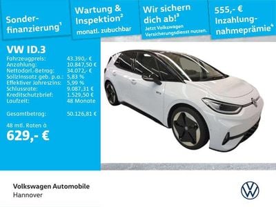 Gebraucht VW ID.3 GTX 210 kW (286 PS) 2025 Gletscherweiß metallic/schwarz Kleinwagen