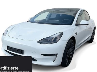 Usado Tesla Model 3 Performance 377 kW (513 HP) 2022 Branco Sedan
