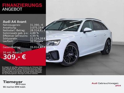 Gebraucht Audi A4 S-Line 163 PS (119 kW) 2023 Weiß Kombi