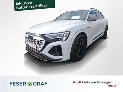 Gebraucht Audi Q8 e-tron Comfort 300 kW (408 PS) 2024 Gletscherweiß SUV