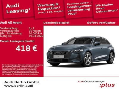 Gebraucht Audi A5 204 PS (150 kW) 2025 Horizontblau metallic Kombi