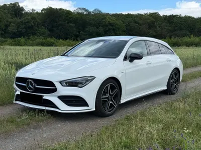 Gebraucht Mercedes CLA200 Shooting Brake AMG 163 PS (119 kW) 2021 Weiß Kombi