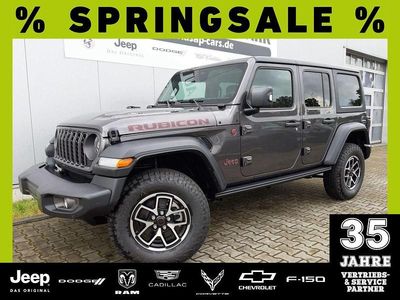 Gebraucht Jeep Wrangler Unlimited Rubicon 272 PS (200 kW) 2024 Granite crystal SUV