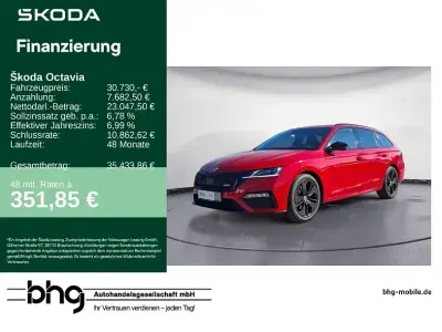 Gebraucht Skoda Octavia RS 200 PS (147 kW) 2023 Rot Kombi