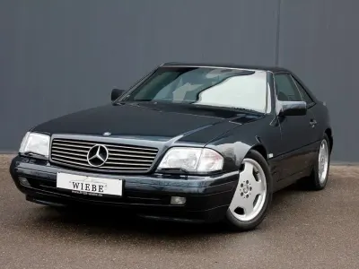 Gebraucht Mercedes SL320 231 PS (169 kW) 1996 Schwarz Cabrio
