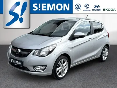 Używany Opel Karl Exklusiv 75 KM (55 kW) 2015 Srebrny Hatchback