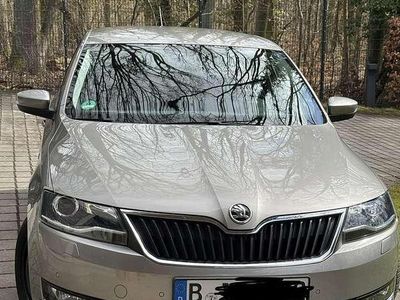 Usata Skoda Rapid Clever 110 CV (80 kW) 2018 Beige Utilitaria