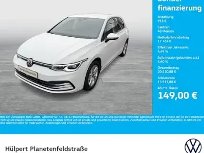 Occasion VW Golf VIII Life 131 ch (96 kW) 2023 Blanc Berline