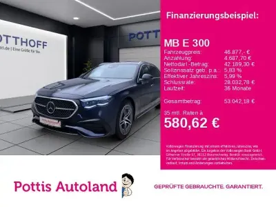 Gebraucht Mercedes E300 AMG Line Premium 313 PS (230 kW) 2024 Nautikblau metallic Limousine