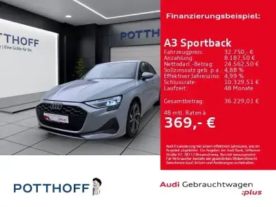 Gebraucht Audi A3 Ambiente 150 PS (110 kW) 2025 Pfeilgrau perleffekt Limousine