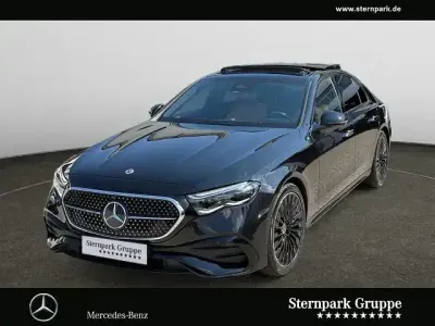 Gebraucht Mercedes E220 AMG 197 PS (144 kW) 2025 Lack obsidianschwarz Limousine