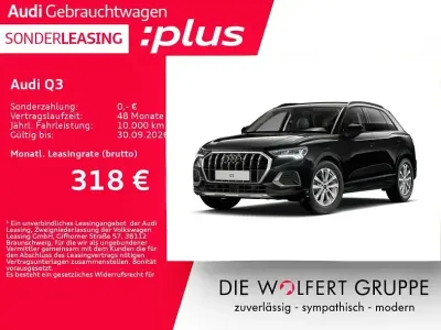 Gebraucht Audi Q3 Comfort 150 PS (110 kW) 2025 Mythosschwarz metallic SUV