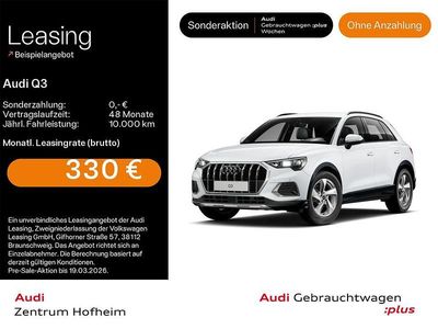 Gebraucht Audi Q3 Advanced 150 PS (110 kW) 2025 Gletscherweiß metallic SUV