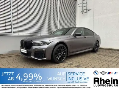 Gebraucht BMW 740L M Sport 340 PS (250 kW) 2021 Carbonschwarz met. Limousine