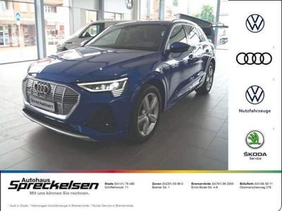 Usata Audi e-tron S-line plus 300 kW (408 CV) 2021 Blu SUV