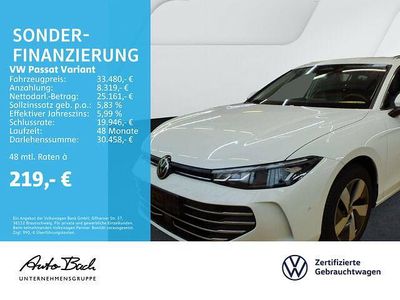 Gebraucht VW Passat Business 150 PS (110 kW) 2024 Weiß (pure white) Kombi