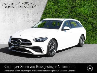 Gebraucht Mercedes C220 AMG line 197 PS (144 kW) 2024 Weiß Limousine