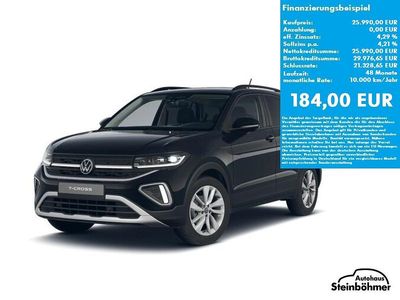 Neu VW T-Cross Life 116 PS (85 kW) 2026 Deep black perleffekt (schwarz) SUV