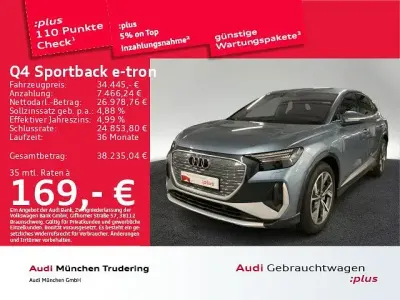 Gebraucht Audi Q4 Sportback e-tron Sport 150 kW (204 PS) 2022 Geysirblau metallic SUV