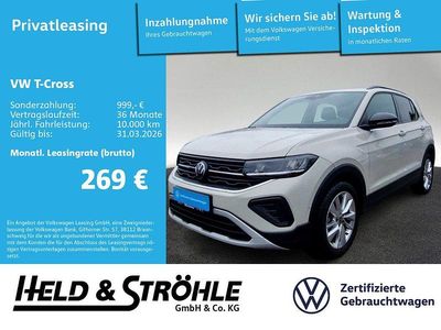 Gebraucht VW T-Cross Goal 150 PS (110 kW) 2024 Ascotgrau SUV