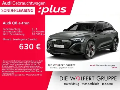 Gebraucht Audi Q8 e-tron S-Line 300 kW (408 PS) 2024 Silber SUV