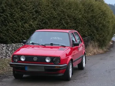 Brugt VW Golf II 90 HK (66 kW) 1988 Rød Hatchback