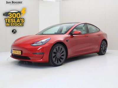 Usado Tesla Model 3 Performance 358 kW (487 HP) 2021 Vermelho Sedan