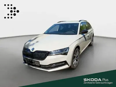 Gebraucht Skoda Superb 218 PS (160 kW) 2023 Stahlgrau Kombi