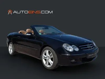 Gebraucht Mercedes CLK280 231 PS (169 kW) 2008 Schwarz Cabrio