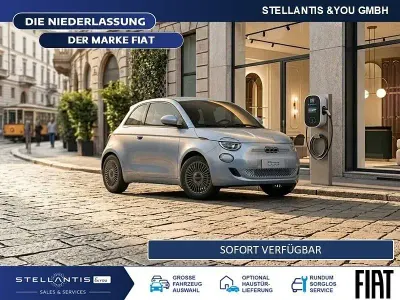 Neu Fiat 500e Icon 86 kW (118 PS) 2026 Schwarz Limousine