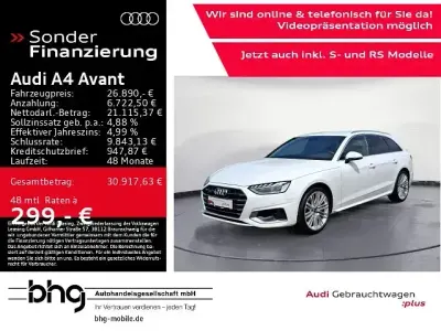 Gebraucht Audi A4 Advanced Plus 204 PS (150 kW) 2023 Weiß Kombi