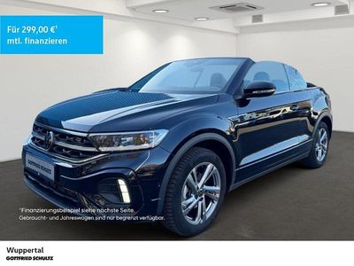 Gebraucht VW T-Roc Cabriolet R-line 150 PS (110 kW) 2025 Schwarz Cabrio