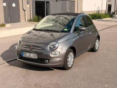 Używany Fiat 500 Lounge 69 KM (50 kW) 2016 Szary Kabriolet