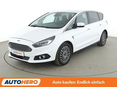 Gebraucht Ford S-MAX Titanium 150 PS (110 kW) 2019 Weiß Van / Kleinbus