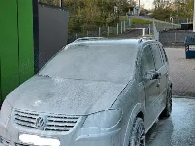 Gebraucht VW Touran Cross 140 PS (102 kW) 2007 Schwarz Van / Kleinbus