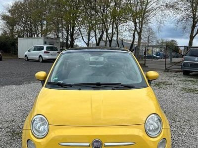 Gebraucht Fiat 500 69 PS (50 kW) 2009 Gelb Cabrio