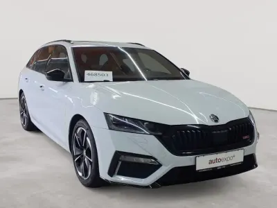 Gebraucht Skoda Octavia RS 200 PS (147 kW) 2023 Moonweiß perleffekt Kombi