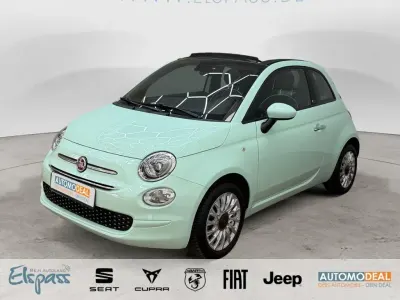 Second-hand Fiat 500C Lounge 71 CP (52 kW) 2021 Verde Cabrio