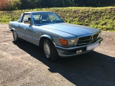 Gebraucht Mercedes SL300 186 PS (136 kW) 1986 Blau Cabrio