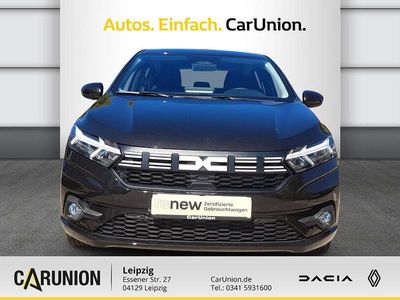 Neu Dacia Sandero Expression 91 PS (66 kW) 2025 Perlmuttschwarz metallic Limousine