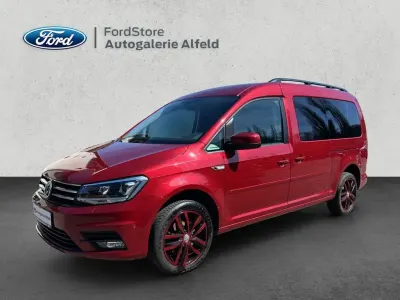 Usata VW Caddy Comfortline 125 CV (91 kW) 2018 Rosso Monovolume