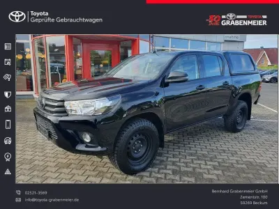 Gebraucht Toyota HiLux Cool 150 PS (110 kW) 2019 Tiefschwarz mica metallic Pickup