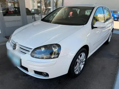 Gebraucht VW Golf VI Edition 80 PS (58 kW) 2008 Weiß Kleinwagen