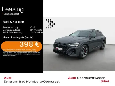 Gebraucht Audi Q8 e-tron S-Line 250 kW (340 PS) 2023 Magnetgrau SUV