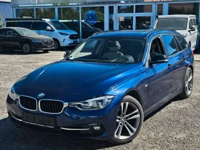 Brugt BMW 325 Sport Line 218 HK (160 kW) 2016 Blå Stationcar