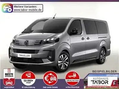 Neu Peugeot Traveller 177 PS (130 kW) 2026 Silber (artense silber metallic) Van / Kleinbus
