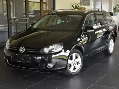 Gebraucht VW Golf VI Style 105 PS (77 kW) 2012 Schwarz Kleinwagen