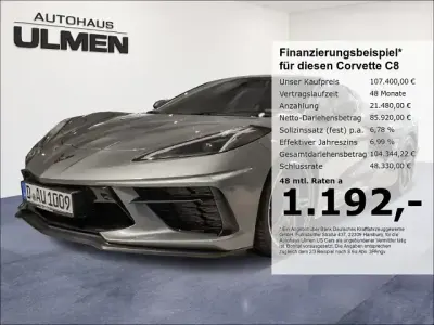 Neu Corvette Stingray 481 PS (353 kW) 2025 Grau Cabrio