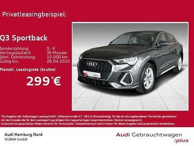 Gebraucht Audi Q3 Sportback S-Line 150 PS (110 kW) 2024 6y daytonagrau perleffekt SUV
